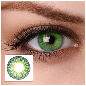 Kontaktlinsen grün